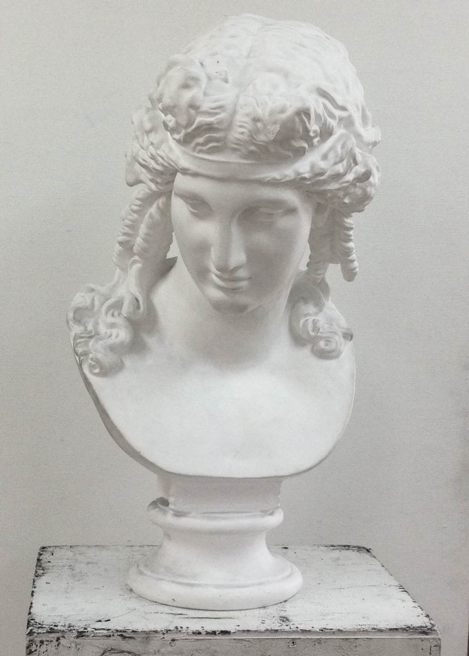 アリアス 石膏像 オブジェ彫刻アート 美術デッサン用 胸像
